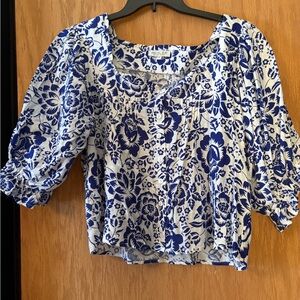 Rachel Zoe floral top, Size S